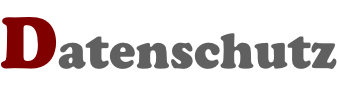 Datenschutz
